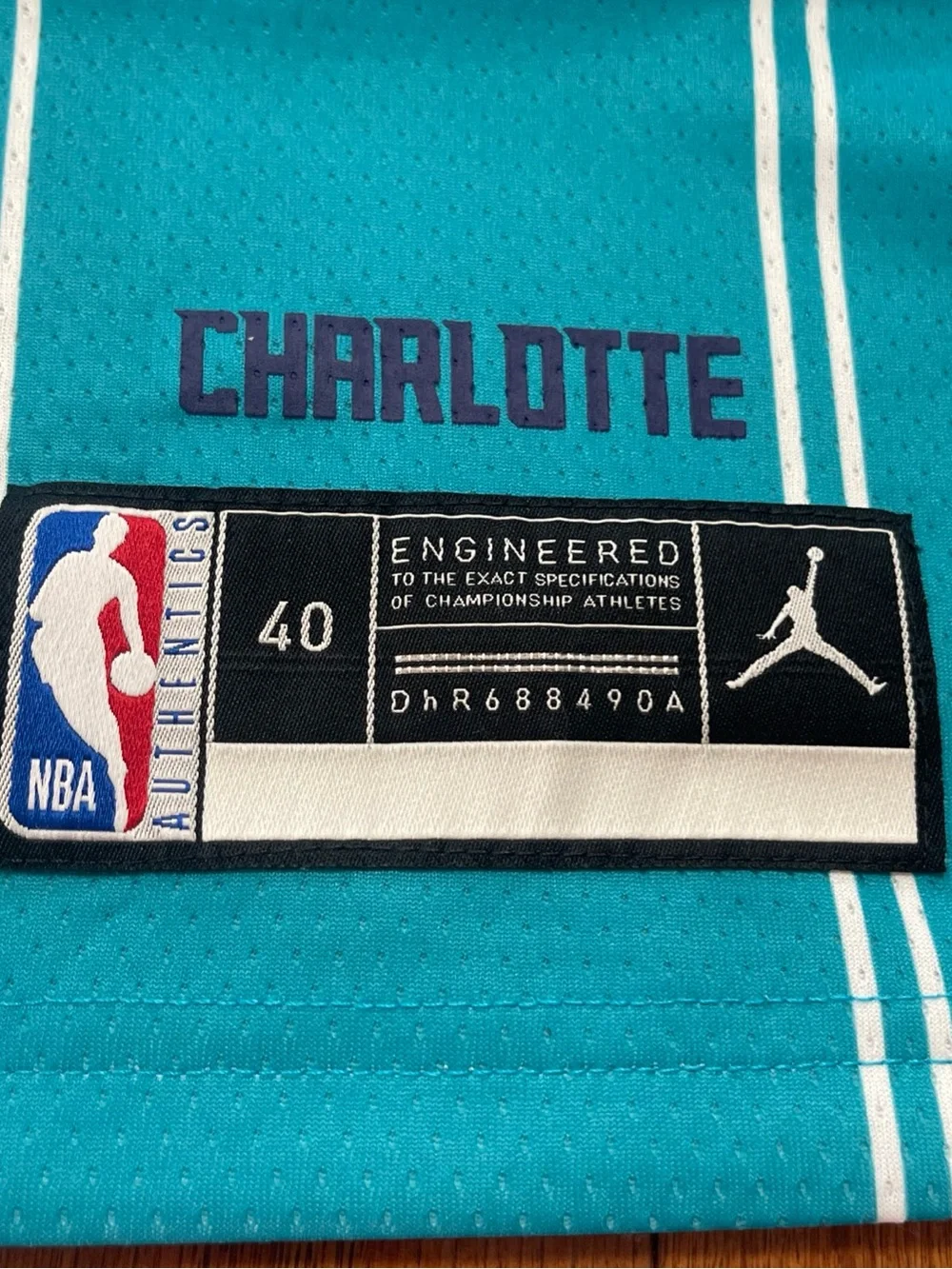 Charlotte Hornets Miles Bridges #0 Jordan Teal NBA Swingman Jersey Sz Small